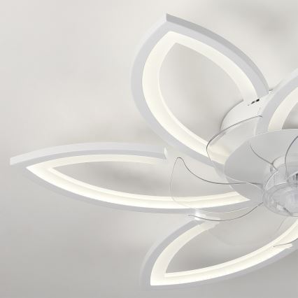 Brilagi - Plafonier LED cu ventilator, reglabil, LED/50W/230V 3000-6500K alb + telecomandă