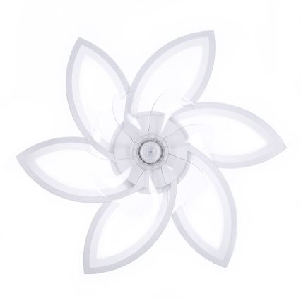Brilagi - Plafonier LED cu ventilator, reglabil, LED/50W/230V 3000-6500K alb + telecomandă