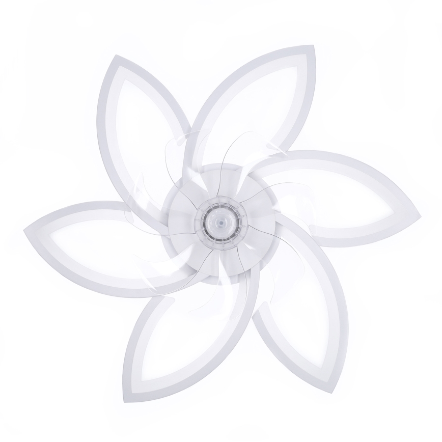Brilagi - Plafonier LED cu ventilator, reglabil, LED/50W/230V 3000-6500K alb + telecomandă