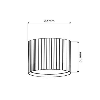 Brilagi - LED Lampă spot STRIPY 1xGX53/15W/230V bej