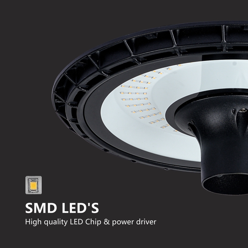Brilagi - Lampă stradală LED de exterior cu stâlp 4 m URBANSPARK LED/120W/230V negru IP65