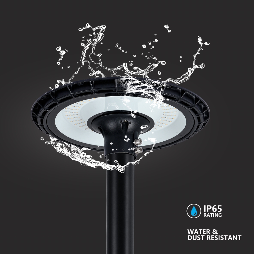 Brilagi - Lampă stradală LED de exterior cu stâlp 4 m URBANSPARK LED/120W/230V negru IP65