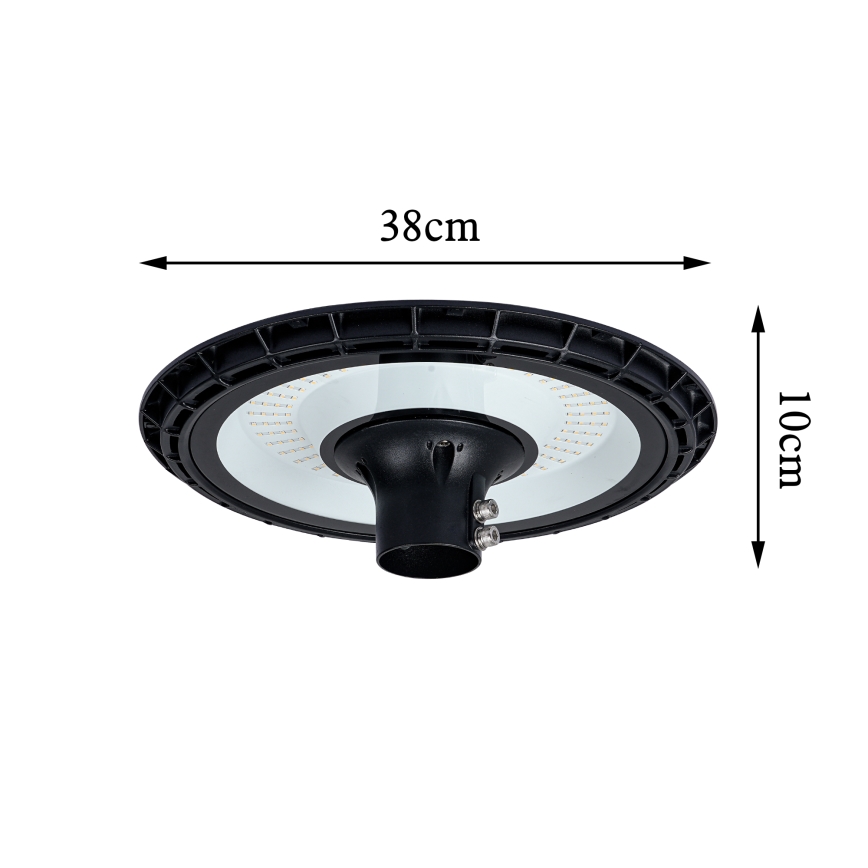 Brilagi - Lampă stradală LED de exterior cu stâlp 4 m URBANSPARK LED/120W/230V negru IP65