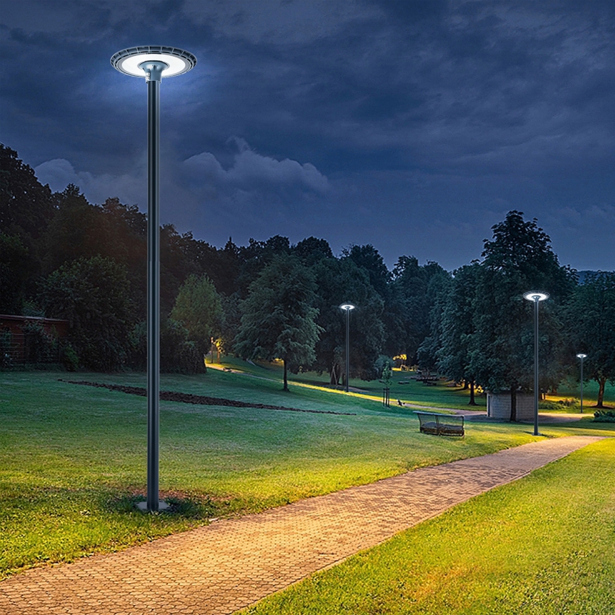 Brilagi - Lampă stradală LED pentru exterior cu stâlp de 4 m URBANSPARK LED/120W/230V antracit IP65
