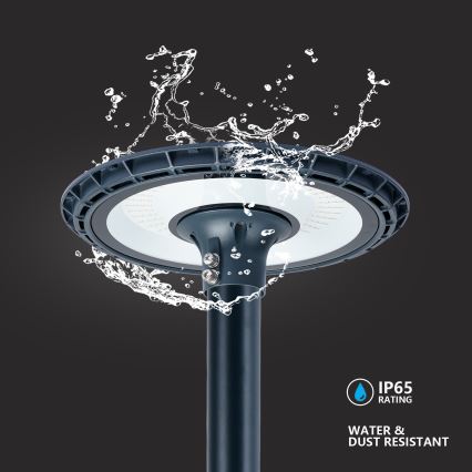 Brilagi - Lampă stradală LED pentru exterior cu stâlp de 4 m URBANSPARK LED/120W/230V antracit IP65