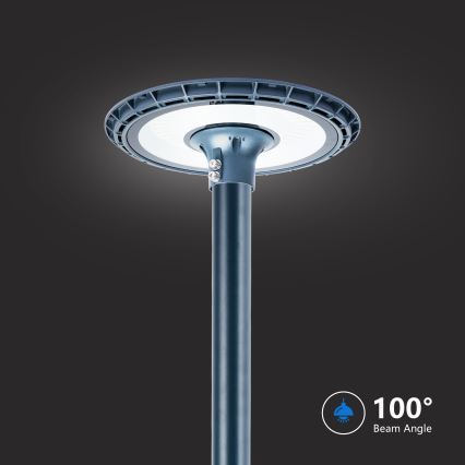 Brilagi - Lampă stradală LED pentru exterior cu stâlp de 4 m URBANSPARK LED/120W/230V antracit IP65
