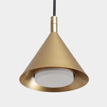 BRILAGI - LED Lampă suspendată pe cablu CONE SINGLE 1xGX53/15W/230V aurie