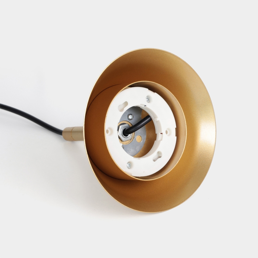 BRILAGI - LED Lampă suspendată pe cablu CONE SINGLE 1xGX53/15W/230V aurie