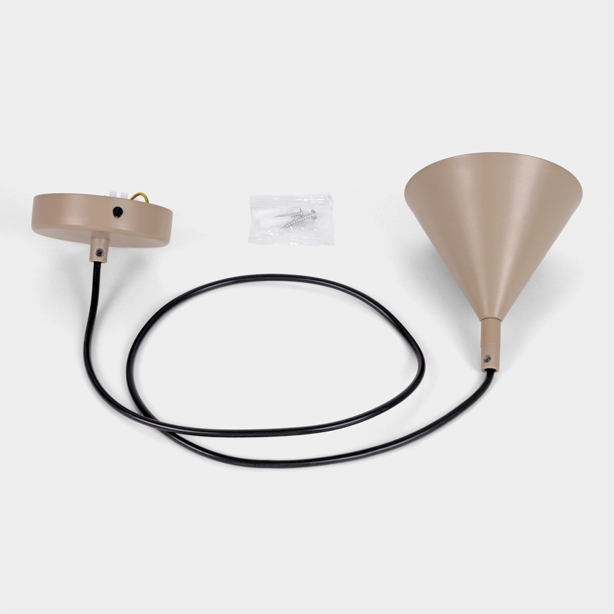 BRILAGI - LED Lampă suspendată pe cablu CONE SINGLE 1xGX53/15W/230V bej