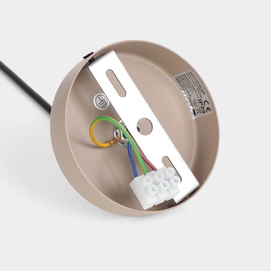 BRILAGI - LED Lampă suspendată pe cablu CONE SINGLE 1xGX53/15W/230V bej