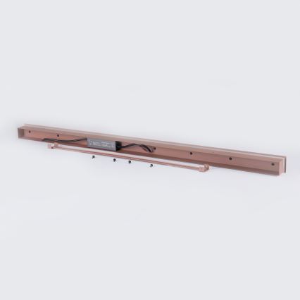 Brilagi - Aplica LED de perete pentru exterior LINEAR LED/32W/230V 3000K IP65 140 cm maro CRI 90