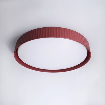 Brilagi - Plafonier LED dimabil LUCIA LED/60W/230V 3000-6500K Ø 59 cm roșu + telecomandă