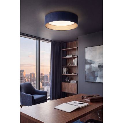 Brilagi - Plafonieră LED reglabilă VELVET SMARTIX STARS LED/24W/230V 3000-6000K Ø 45 cm albastru/auriu Wi-Fi Tuya Beacon + telecomandă