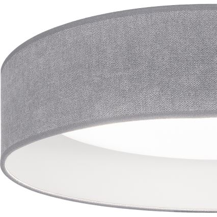 Brilagi - Plafonieră LED dimabilă VELVET SMARTIX LED/36W/230V 3000-6000K Ø 55 cm gri Wi-Fi Tuya Beacon + telecomandă