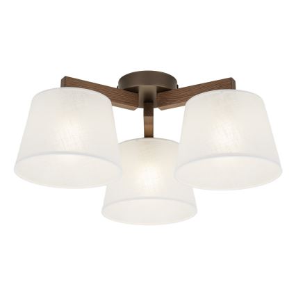 BRILAGI - LED Lustră aplicată LATTE 3xE27/15W/230V pin/alb
