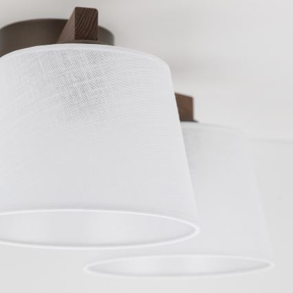 BRILAGI - LED Lustră aplicată LATTE 3xE27/15W/230V pin/alb