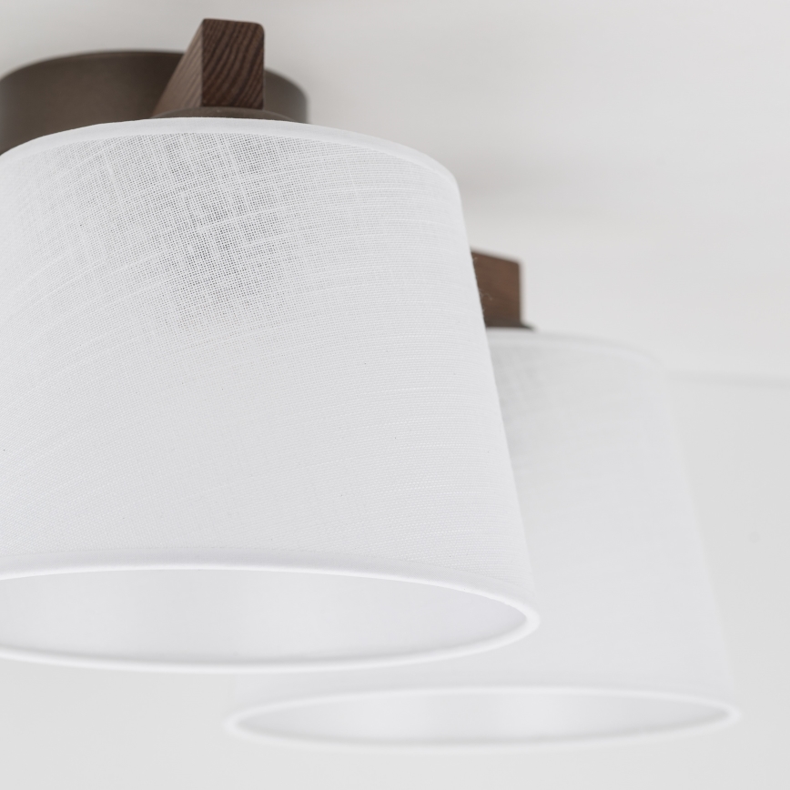 BRILAGI - LED Lustră aplicată LATTE 3xE27/15W/230V pin/alb