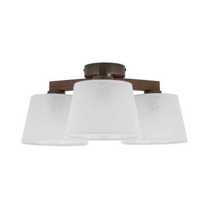 BRILAGI - LED Lustră aplicată LATTE 3xE27/15W/230V pin/alb