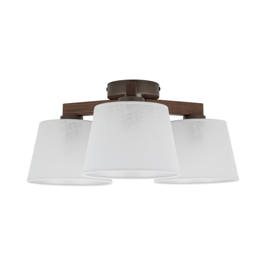 BRILAGI - LED Lustră aplicată LATTE 3xE27/15W/230V pin/alb