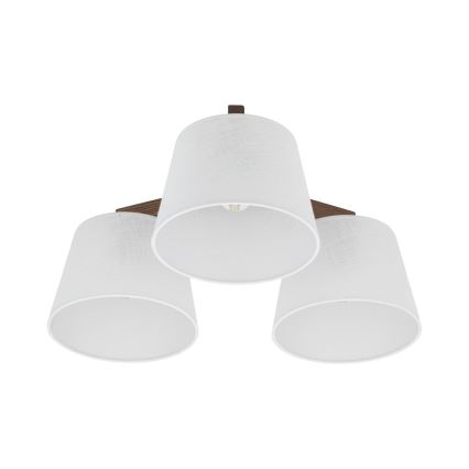 BRILAGI - LED Lustră aplicată LATTE 3xE27/15W/230V pin/alb