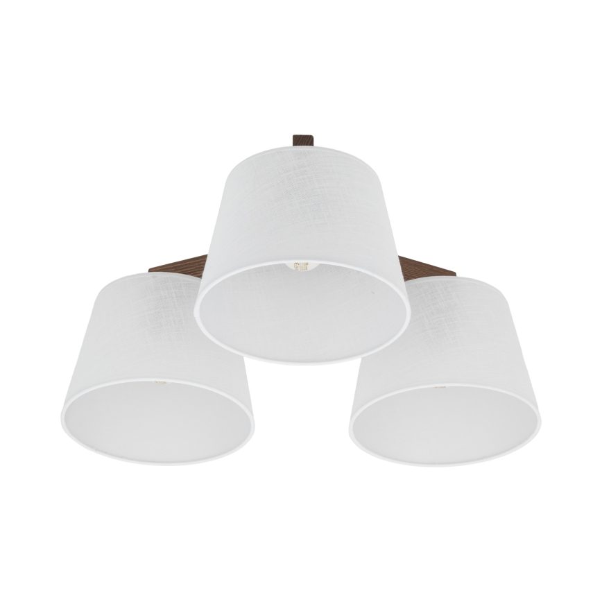 BRILAGI - LED Lustră aplicată LATTE 3xE27/15W/230V pin/alb