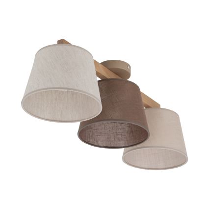 BRILAGI - LED Lustra aplicată LATTE 3xE27/15W/230V pin/mix