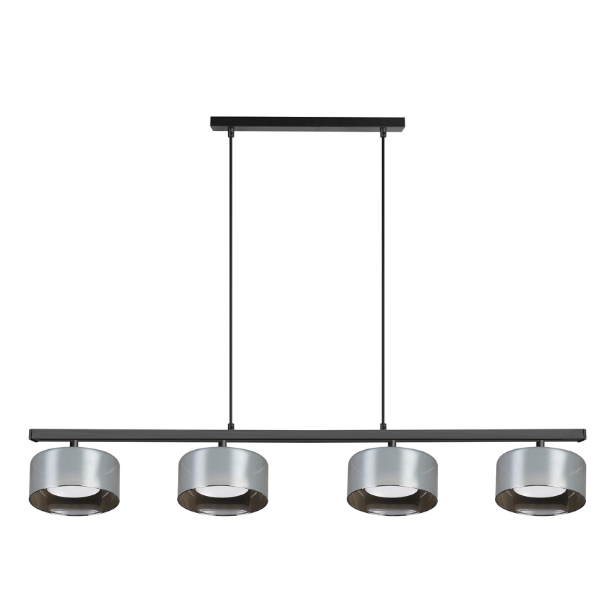 Brilagi - LED Lustră AURA LUX suspendată pe cablu 4xGX53/30W/230V negru/fumuriu