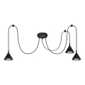 BRILAGI - LED Lustră pe cablu CONE TRIPLE SPIDER 3xGX53/15W/230V neagră