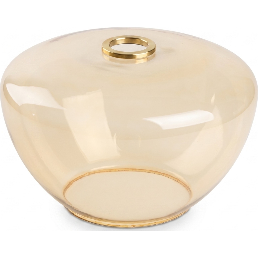 BRILAGI - Lustră LED pe cablu RETRO GLASS 2xE27/60W/230V crom mat/bej fumuriu