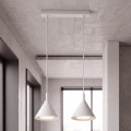 BRILAGI - LED Lustră suspendată pe cablu CONE DOUBLE 2xGX53/15W/230V albă