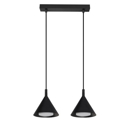 BRILAGI - LED Lustră suspendată pe cablu CONE DOUBLE 2xGX53/15W/230V neagră