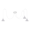 BRILAGI - LED Lustră suspendată pe cablu CONE TRIPLE SPIDER 3xGX53/15W/230V albă