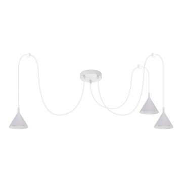 BRILAGI - LED Lustră suspendată pe cablu CONE TRIPLE SPIDER 3xGX53/15W/230V albă