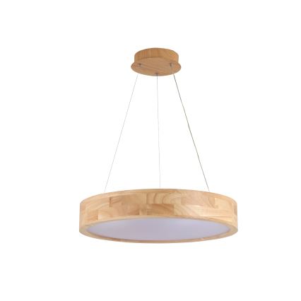 Brilagi - Pendul LED FALCON WOOD pe cablu, 30W, 230V, 3000/4000/6000K, Ø 45 cm, lemn