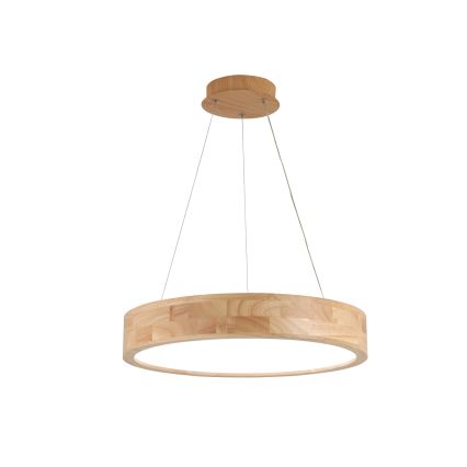 Brilagi - Pendul LED FALCON WOOD pe cablu, 30W, 230V, 3000/4000/6000K, Ø 45 cm, lemn