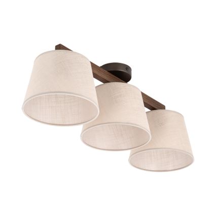 BRILAGI - LED Lustru aplicat LATTE 3xE27/15W/230V pin/bej