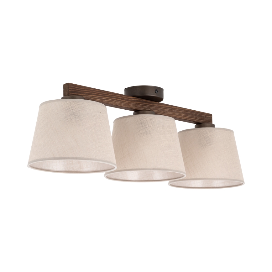 BRILAGI - LED Lustru aplicat LATTE 3xE27/15W/230V pin/bej