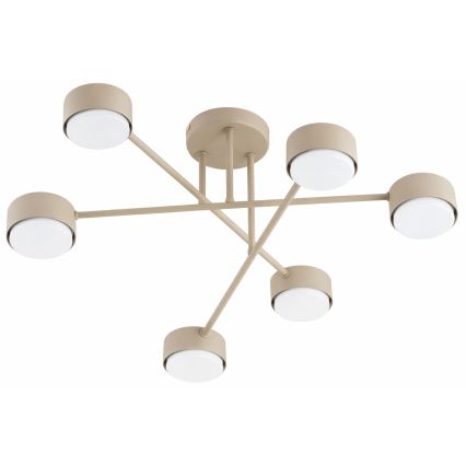 Brilagi - LED lustru aplicat MONO 6xGX53/30W/230V bej