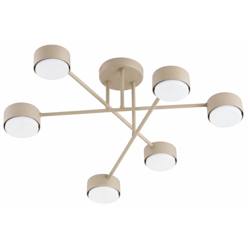 Brilagi - LED lustru aplicat MONO 6xGX53/30W/230V bej