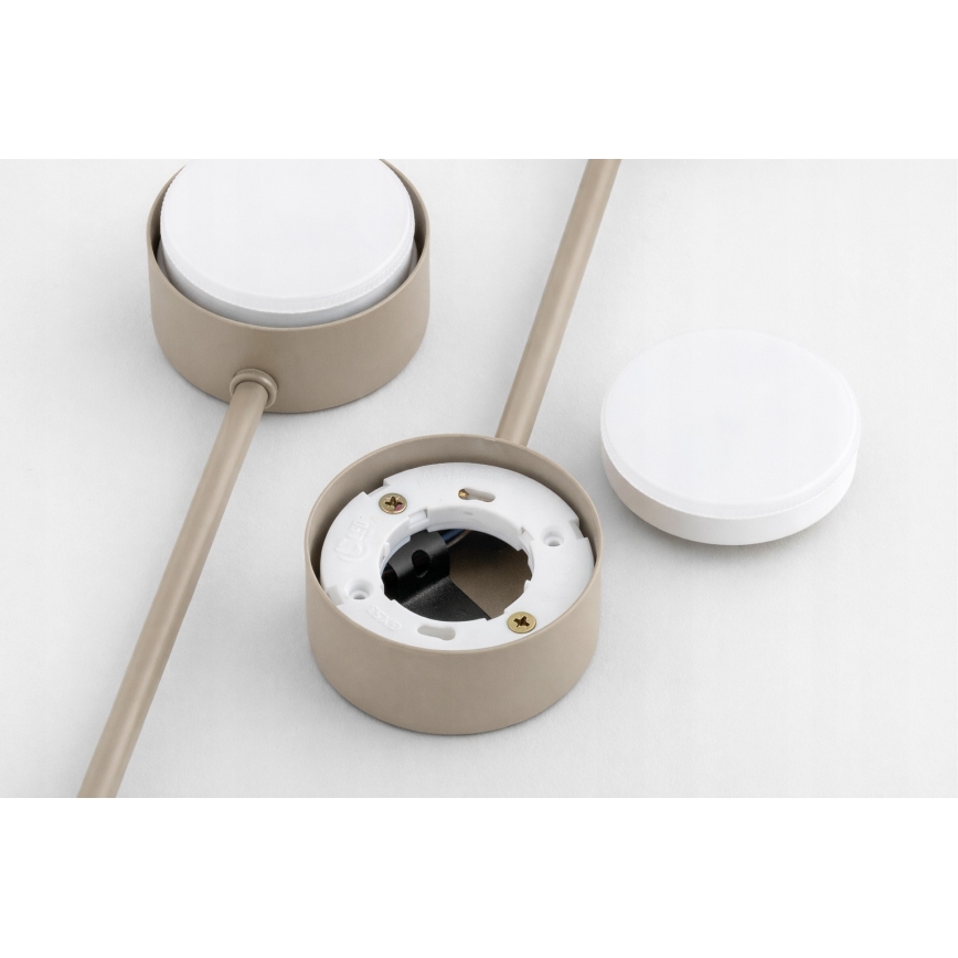 Brilagi - LED lustru aplicat MONO 6xGX53/30W/230V bej