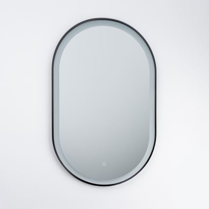 Brilagi - Oglindă LED de baie CANZO, LED/25W/230V, 50x80 cm, neagră, IP44, CRI 90, reglabilă + CCT