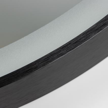 Brilagi - Oglindă LED de baie CANZO, LED/25W/230V, 50x80 cm, neagră, IP44, CRI 90, reglabilă + CCT