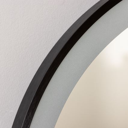Brilagi - Oglindă LED de baie CANZO, LED/25W/230V, 50x80 cm, neagră, IP44, CRI 90, reglabilă + CCT