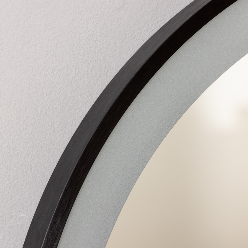 Brilagi - Oglindă LED de baie CANZO, LED/25W/230V, 50x80 cm, neagră, IP44, CRI 90, reglabilă + CCT