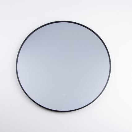 Brilagi - Oglindă de baie LED NOVARA LED/19W/230V Ø 60 cm neagră IP44 CRI 90 compatibilă cu dimmer + CCT