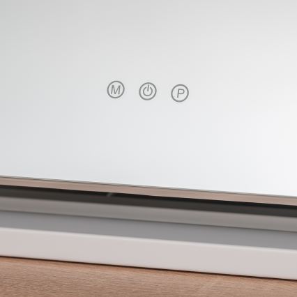 BRILAGI - Oglindă de machiaj LED reglabilă CALIFORNIA LED/22W/230V 3000/4000/6500K 58x43 cm albă