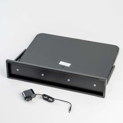 BRILAGI - Oglindă de machiaj LED reglabilă CALIFORNIA LED/22W/230V 3000/4000/6500K 58x43 cm neagră