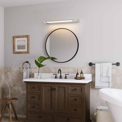 Brilagi - Iluminare LED pentru oglindă de baie AQUA LINE LED/18W/230V 60 cm IP44 crom mat CRI 90