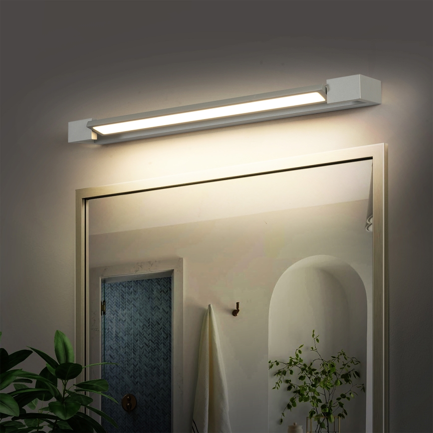 Brilagi - Iluminare LED pentru oglindă de baie AQUA LINE LED/18W/230V 60 cm IP44 crom mat CRI 90