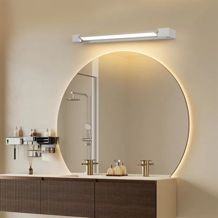 Brilagi - Iluminare LED pentru oglindă de baie AQUA LINE LED/18W/230V 60 cm IP44 crom mat CRI 90